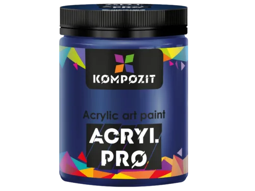 Фарба художня 371 кобальт синій темний Acryl PRO ART Kompozit 430 мл