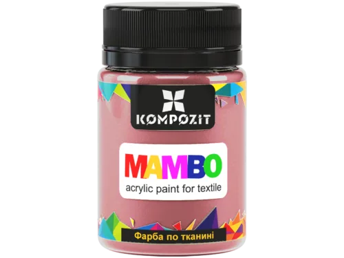 Фарба по тканині №105 пильна роза Пастель МАМВО ART Kompozit 50 мл