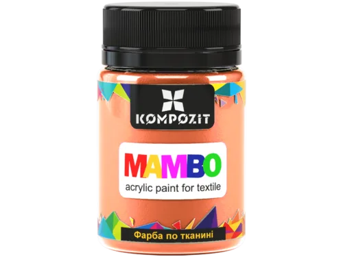Фарба по тканині №106 персиковий Пастель МАМВО ART Kompozit 50 мл