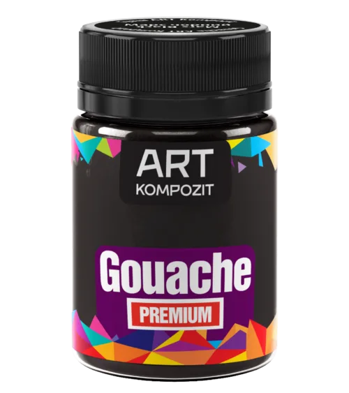 Гуаш художня марс чорний PREMIUM "ART Kompozit" 60 мл
