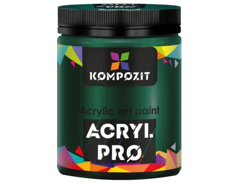 Фарба художня №321 зелений ФЦ / Acryl PRO ART Kompozit 430 мл