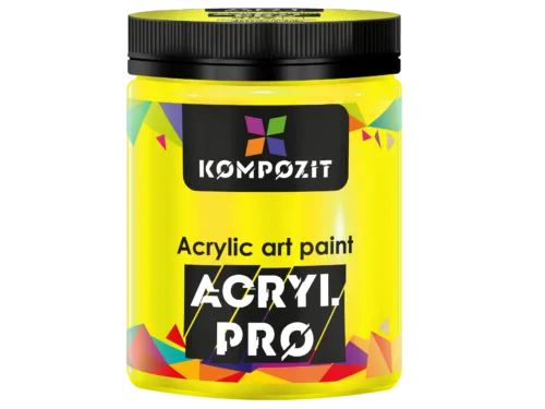 Фарба художня Серія "552 Флуоресцентна салатова" Acryl PRO ART Kompozit 430 мл