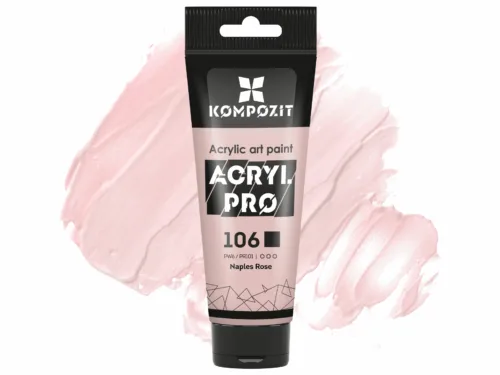 Фарба художня 106 неаполітанська рожева Acryl PRO ART Kompozit 75 мл