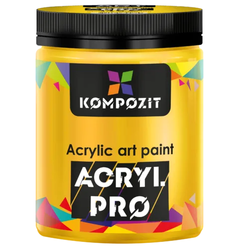Фарба художня 116 жовтий основний Acryl PRO ART Kompozit 430 мл