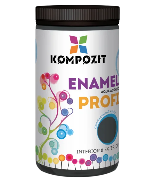 Емаль акрилова графіт 7024  глянцева 0.7л PROFI