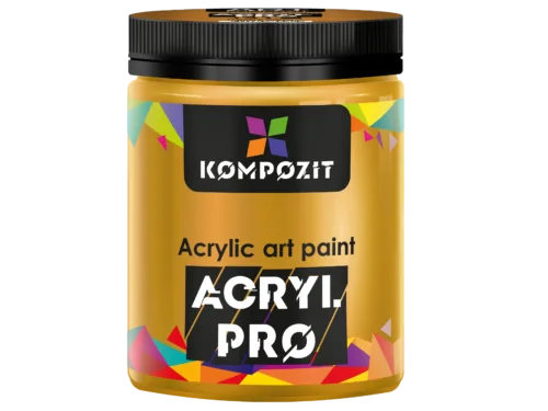 Фарба художня №131 охра жовта Acryl PRO ART Kompozit 430 мл