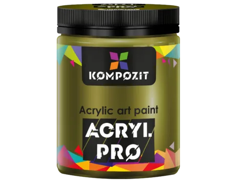 Фарба художня 331 оливковий Acryl PRO ART Kompozit 430 мл