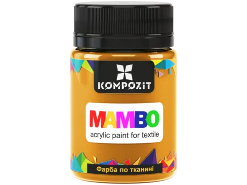 Фарба по тканині №6 вохра жовта  МАМВО ART Kompozit 50 мл