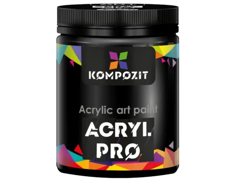 Фарба художня / 540 марс чорний Acryl PRO ART Kompozit 430 мл