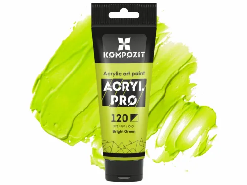 Фарба художня 120 яскраво-зелений Acryl PRO ART Kompozit 75 мл