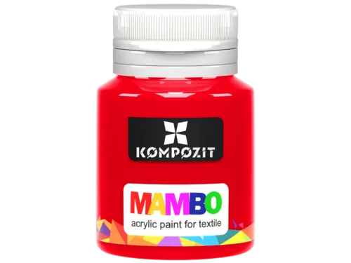 Фарба по тканині  червона №010 МАМВО ART Kompozit 20 мл