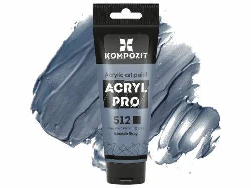 Фарба художня акрилова 512 сіро-блакитний  Acryl PRO ART Kompozit 75 мл