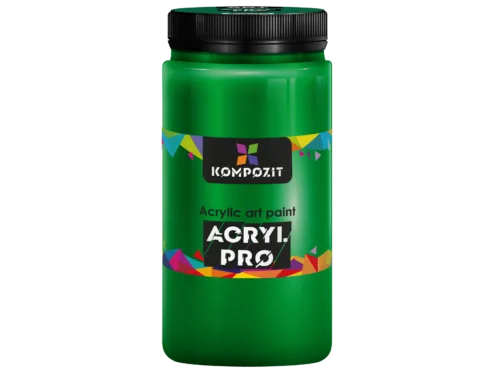 Фарба художня Acryl PRO ART Kompozit 1 л / 356 зелений особливий