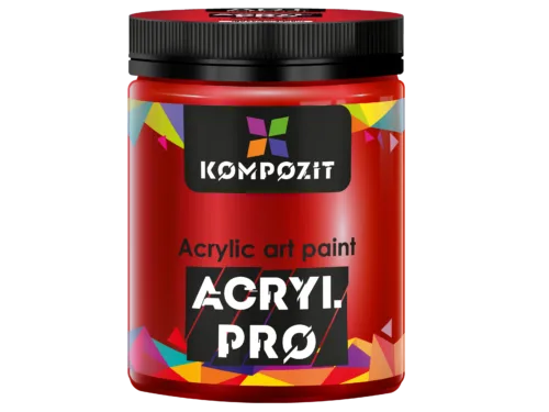Фарба художня №259 червоний міцний Acryl PRO ART Kompozit 430 мл