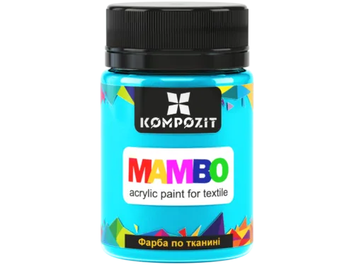 Фарба по тканині №15 бірюзовий МАМВО ART Kompozit 50 мл