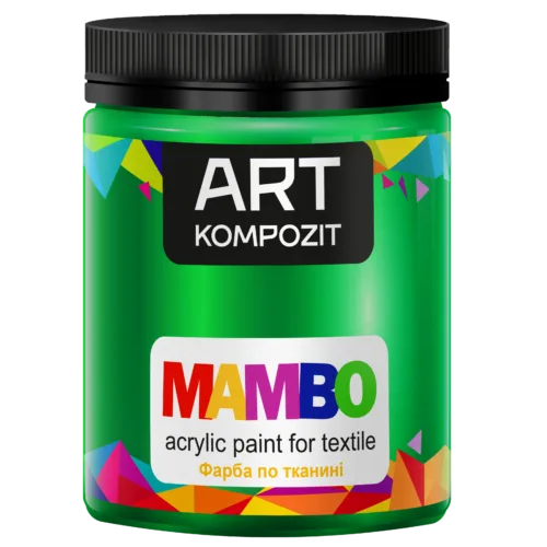 Фарба по тканині зелений особливий №12 МАМВО ART Kompozit 450 мл