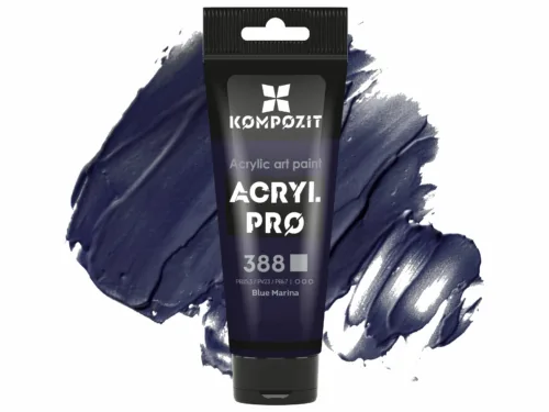 Фарба художня 388 глибоко синій Acryl PRO ART Kompozit 75 мл
