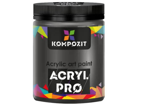 Фарба художня 511 сіра темна Acryl PRO ART Kompozit 430 мл
