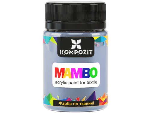 Фарба по тканині №115 блакитний серпанок Пастель МАМВО ART Kompozit 50 мл