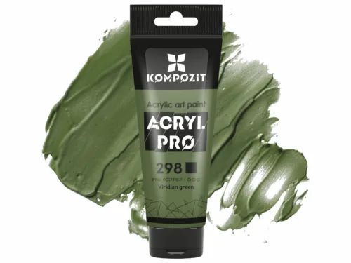 Фарба художня 298 виридонова зелена Acryl PRO ART Kompozit 75 мл