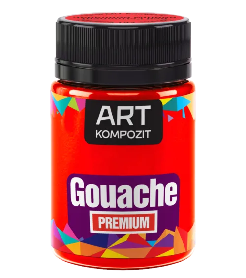Гуаш художня червоний міцний PREMIUM ART Kompozit 60 мл