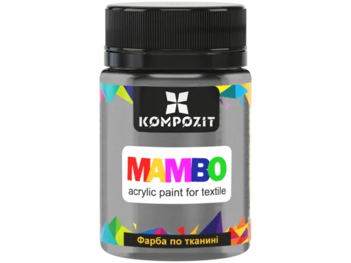 Фарба по тканині МАМВО ART Kompozit / 50 мл / платиновий 52 (ефект металік)