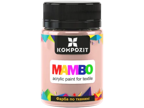 Фарба по тканині №109 карамельний беж Пастель МАМВО ART Kompozit 50 мл