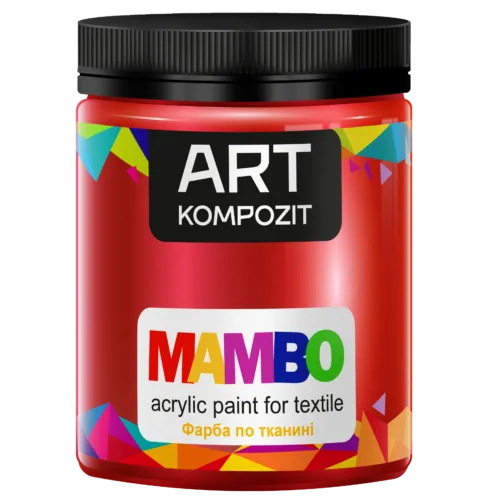 Фарба по тканині червона №10 МАМВО ART Kompozit 450 мл