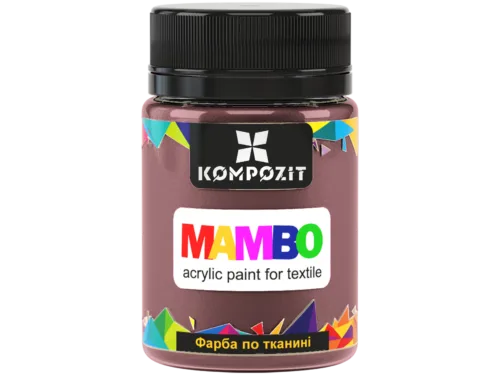 Фарба по тканині №110 горячий шоколад Пастель МАМВО ART Kompozit 50 мл