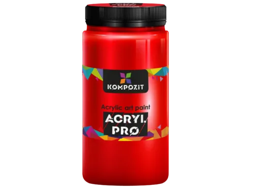 Фарба художня Acryl PRO ART Kompozit 1 л / 259 червоний міцний
