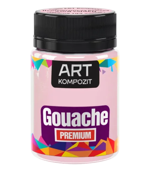 Гуаш художня неаполітанська рожева PREMIUM ART Kompozit 60 мл