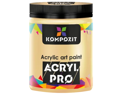 Фарба художня 107 неаполітанський жовтий темний Acryl PRO ART Kompozit 430 мл
