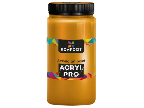 Фарба художня Acryl PRO ART Kompozit 1 л / 131 охра жовта