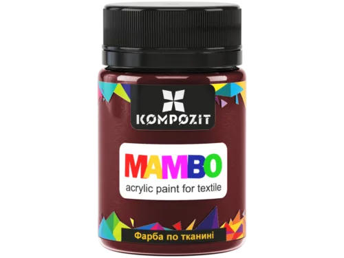 Фарба по тканині №22 умбра палена МАМВО ART Kompozit 50 мл