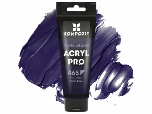 Фарба художня акрилова 465 фіолетовий темний Acryl PRO ART Kompozit 75 мл