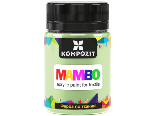 Фарба по тканині №117 фісташковий Пастель МАМВО ART Kompozit 50 мл