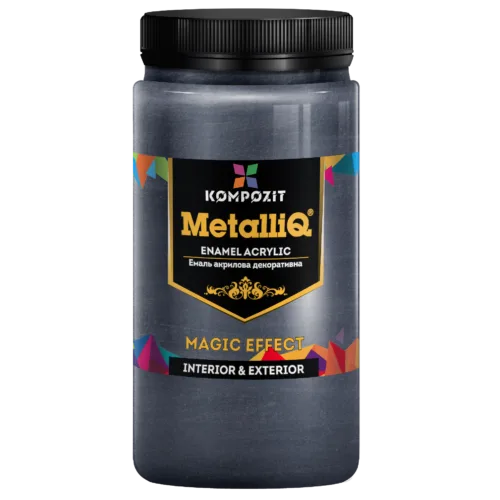 Емаль акрилова платина 900г декоративна  METALLIQ®