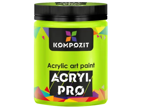 Фарба художня 120 ярко-зелений Acryl PRO ART Kompozit 430 мл