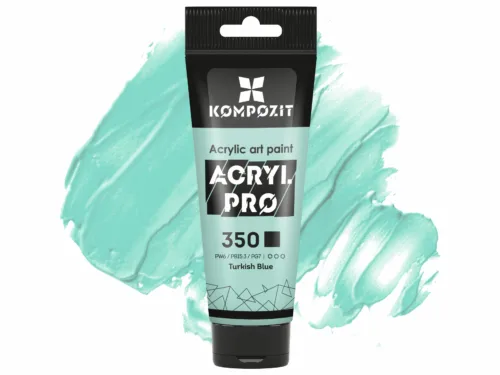 Фарба художня 350 турецька блакить Acryl PRO ART Kompozit 75 мл