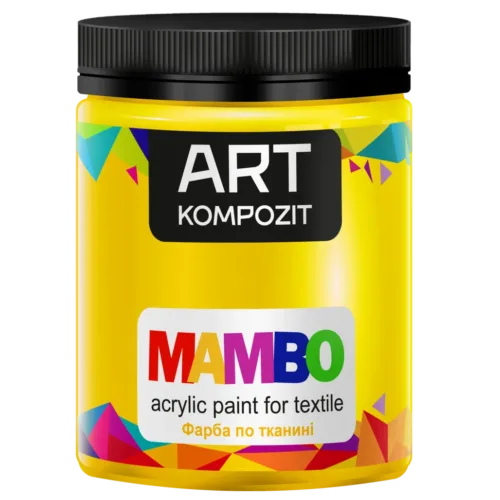Фарба по тканині жовтий основний (4) МАМВО ART Kompozit 450 мл