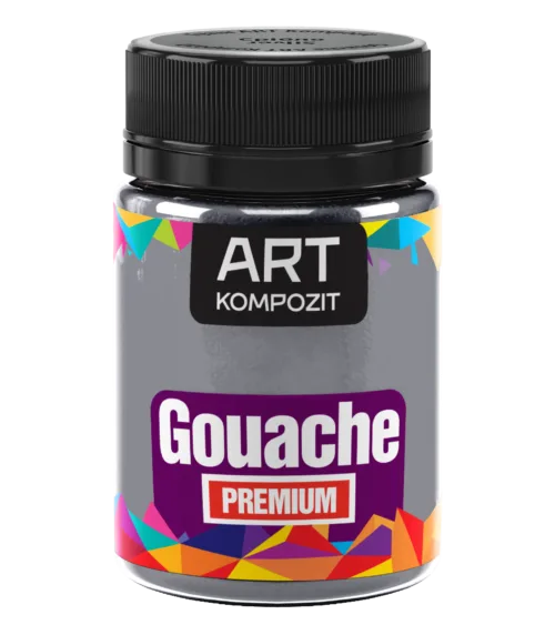 Гуаш художня срібло PREMIUM "ART Kompozit" 60 мл