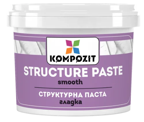 Паста структурна ART Kompozit гладка біла 1л