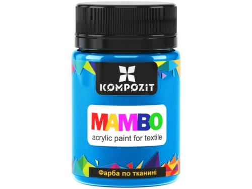 Фарба по тканині №16 синій світлий МАМВО ART Kompozit 50 мл