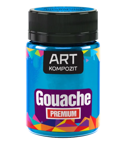 Гуаш художня ясно блакитна PREMIUM ART Kompozit 60 мл