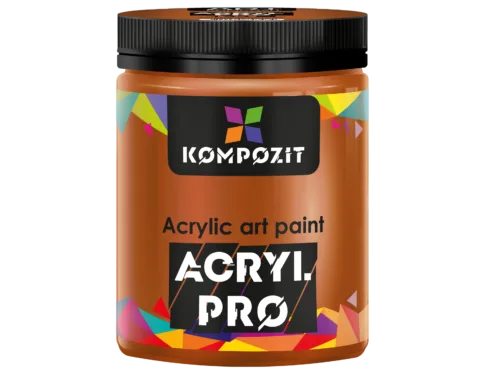 Фарба художня №134 вохра золота Acryl PRO ART Kompozit 430 мл