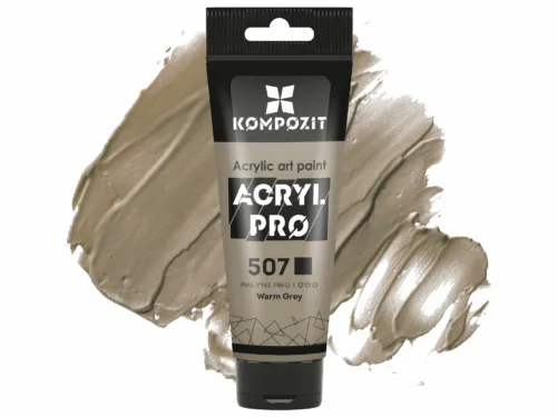 Фарба художня 507 сіра тепла Acryl PRO ART Kompozit 75 мл