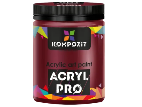 Фарба художня 165 бордо Acryl PRO ART Kompozit 430 мл