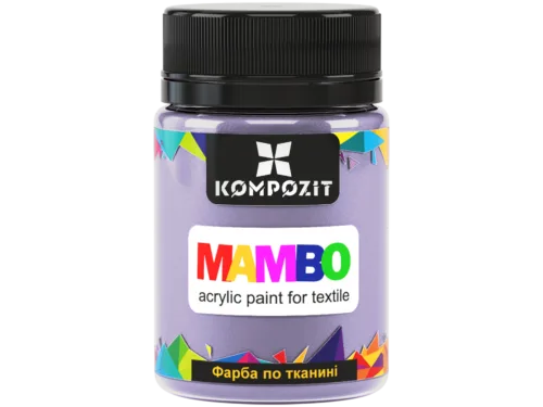 Фарба по тканині №113 лавандовий Пастель МАМВО ART Kompozit 50 мл
