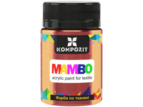Фарба по тканині бронзова МАМВО ART Kompozit / 50 мл / бронза 55 (ефект металік)