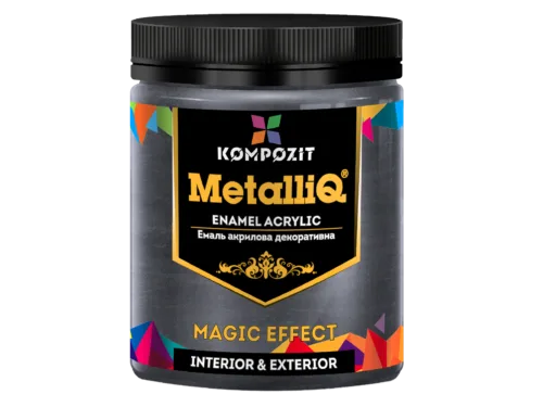 Емаль акрилова платина 500г декоративна METALLIQ®